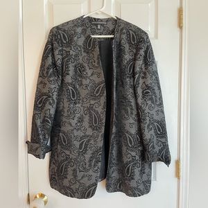 Linda Allard Ellen Tracy black jacket size 16